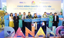 Hơn 170 du khách Hàn Quốc đến Đà Nẵng trong ngày đầu tiên của năm 2023