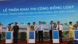 Dự án metro Bến Thành - Cần Giờ bắt đầu thi công đồng loạt, chạy thử vào cuối năm 2028