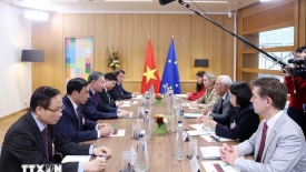 Việt Nam và EU thúc đẩy hợp tác chiến lược toàn diện