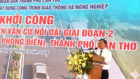 Cần Thơ: Khởi công dự án kết nối trung tâm Thành phố với vùng du lịch trọng điểm vốn 1.597 tỷ đồng