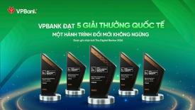 Thắng 5 giải thưởng quốc tế, VPBank khẳng định dấu ấn đổi mới với ngân hàng bán lẻ