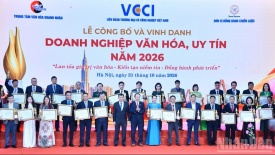 Vinh danh 100 doanh nghiệp văn hóa, uy tín năm 2026