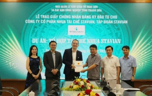 Stavian đầu tư Dự án Tổ hợp Tái chế nhựa ở Thanh Hóa