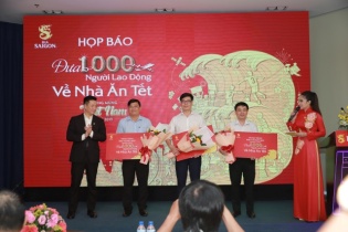 Sabeco tặng 1.000 vé máy bay cho lao động về quê ăn tết   