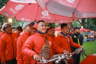 Go-Viet tung ứng dụng giao đồ ăn Go-Food ở Hà Nội
