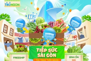 Tiki tiếp sức Sài Gòn, cung ứng nguồn thực phẩm giá bình ổn