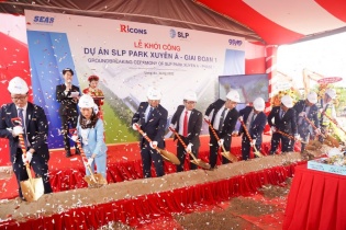 Hậu công bố quỹ logistics 1,1 tỷ USD, SLP khởi công dự án thứ 2 tại Long An