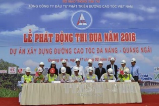 VEC quyết thông xe 65 km đầu tiên cao tốc Đà Nẵng - Quảng Ngãi trong năm 2016