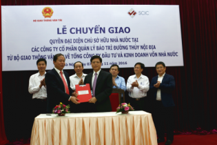 Bộ Giao thông chuyển giao 8 CTCP Quản lý bảo trì đường thủy nội địa về SCIC