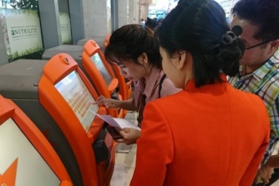 Jetstar Pacific triển khai công nghệ Kiosk Check-in tại sân bay