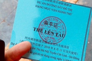 Chấm dứt tình trạng đưa người nhà lên tàu chạy thử tuyến đường sắt Cát Linh - Hà Đông