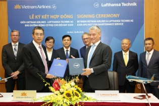 Vietnam Airlines và Lufthansa Technik ký hợp đồng bảo dưỡng động cơ phụ cho đội bay Airbus A350 