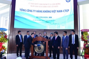 Cổ phiếu HVN của Vietnam Airlines tăng mạnh phiên chào sàn HoSE