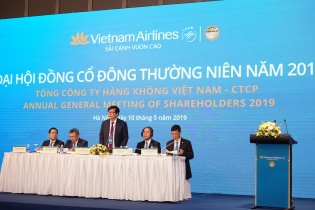 Vietnam Airlines sẽ chi 1.418 tỷ đồng trả cổ tức năm 2018 cho cổ đông