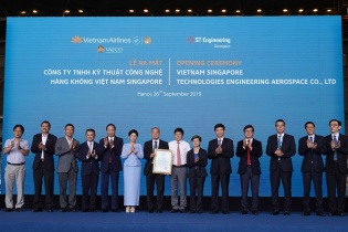 Chính thức ra mắt Công ty TNHH Kỹ thuật Công nghệ hàng không Việt Nam Singapore 
