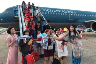 Đà Nẵng chào đón chuyến bay đầu tiên trong năm Canh Tý 2020