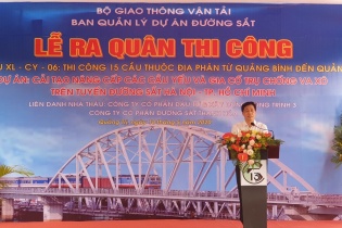Ra quân cải tạo, nâng cấp 129 cầu yếu trên tuyến đường sắt Hà Nội - TP.HCM