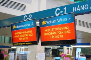 Vietnam Airlines phục vụ Đại hội Đảng toàn quốc với tiêu chuẩn cao nhất 