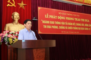 Bộ GTVT đặt mục tiêu đảm bảo vận tải thông suốt phục vụ sản xuất và chống dịch