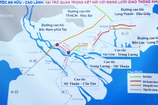 Đầu tư 6.944 tỷ đồng xây 33,8 km cao tốc An Hữu - Cao Lãnh 