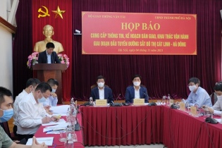 Bàn giao, khai thác tuyến đường sắt đô thị Cát Linh - Hà Đông từ ngày 6/11