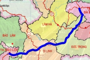 Lâm Đồng đề xuất Trung ương hỗ trợ 2.500 tỷ đồng xây cao tốc Bảo Lộc - Liên Khương