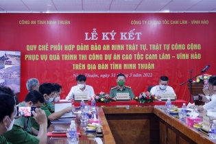 Đảm bảo an ninh cho thi công cao tốc Cam Lâm - Vĩnh Hảo