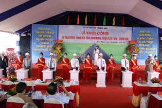 Đèo Cả đứng đầu liên danh nhà thầu thi công tuyến đường ven biển Bình Định