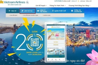 Check-in trực tuyến tại tất cả các sân bay nội địa đối với chuyến bay Vietnam Airlines Group