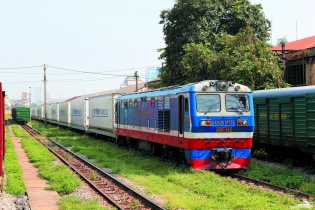 Khai trương đoàn tàu container lạnh Sóng Thần - Đồng Đăng 