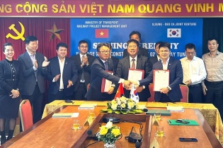 Trao gói thầu xây dựng 2 hầm đường sắt Khe Nét trên tuyến đường sắt Bắc - Nam 