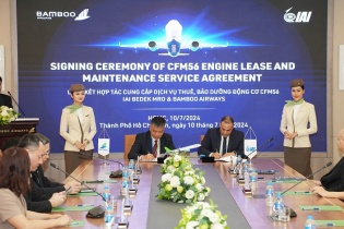 Bamboo Airways bắt tay với Israel Aerospace Industries để bảo dưỡng động cơ máy bay