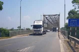 Hiện trạng cầu Phong Châu trước khi xảy ra sự cố