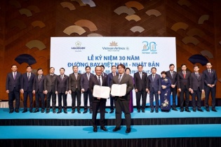 Vietnam Airlines kỷ niệm 30 năm đường bay thẳng Việt Nam - Nhật Bản 