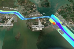 Đầu tư 495 tỷ đồng xây vũng quay tàu đoạn Lạch Huyện thuộc luồng hàng hải Hải Phòng