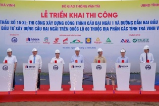 Xây dựng cầu Đại Ngãi 1 và đường dẫn vốn đầu tư 7.962 tỷ đồng