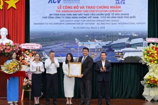 ACV nhận chứng nhận An toàn khai thác mặt đất theo tiêu chuẩn quốc tế 