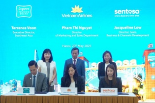 Vietnam Airlines hợp tác thúc đẩy du lịch Việt Nam - Singapore