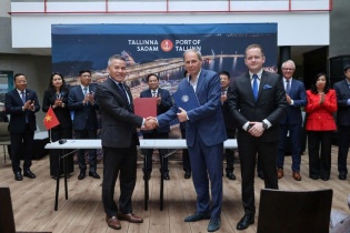 VIMC hợp tác với Cảng Tallinn - Estonia về phát triển hệ thống cảng xanh, thông minh