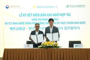Vietnam Airlines hợp tác cùng aT mang văn hóa ẩm thực Hàn Quốc đến Việt Nam