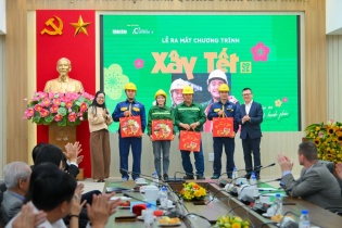 Coteccons sẽ trao tặng 30.000 phần quà Tết cho công nhân trong Chương trình "Xây Tết 2026" 