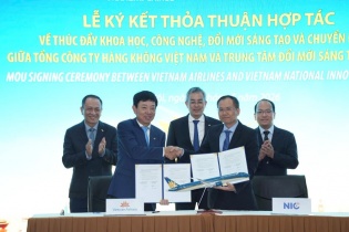 Vietnam Airlines hợp tác với NIC thúc đẩy đổi mới sáng tạo và chuyển đổi số