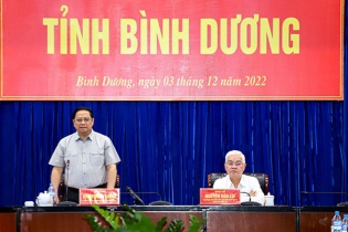 Giải ngân đầu tư công quá chậm, Thủ tướng yêu cầu Bình Dương mở "chiến dịch" giải ngân