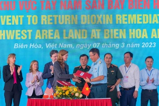 Hoa Kỳ tài trợ thêm 73 triệu USD để xử lý dioxin tại sân bay Biên Hòa