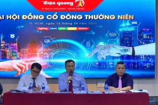 Bóng đèn Điện Quang thay đổi tên, năm 2023, doanh thu 1.200 tỷ đồng, chia cổ tức 5%