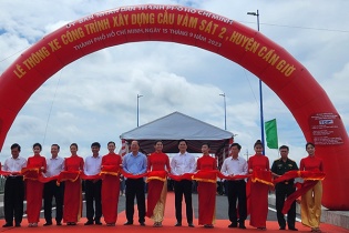 TP.HCM thông xe cầu Vàm Sát 2 tại huyện Cần Giờ