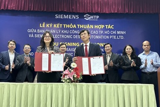Khu công nghệ cao TP.HCM hợp tác với Siemens đào tạo nhân lực ngành vi mạch bán dẫn
