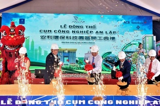 Bình Dương động thổ xây dựng cụm công nghiệp An Lập 75 ha