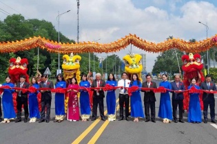 Tuyến đường 730 tỷ đồng nối Bình Dương với TP.HCM khánh thành nhưng chưa thông