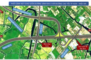 Đề xuất bố trí 1.368 tỷ đồng để giải phóng mặt bằng cao tốc TP.HCM - Mộc Bài